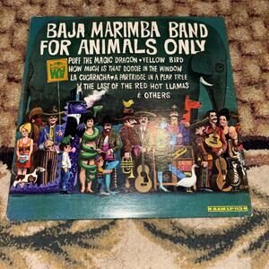 The Baja Marimba Band For Animals Only LP VinylRecord A &M Records
